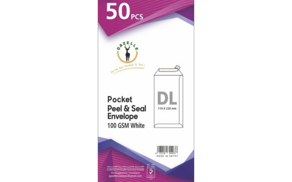 DL White Pocket Peel and Seal